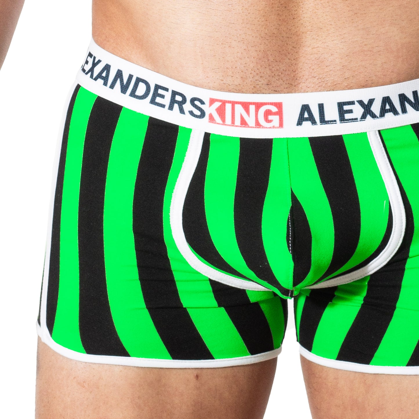 BP0045 Boxer Prime Rayas verde neon y rayas negras skinit