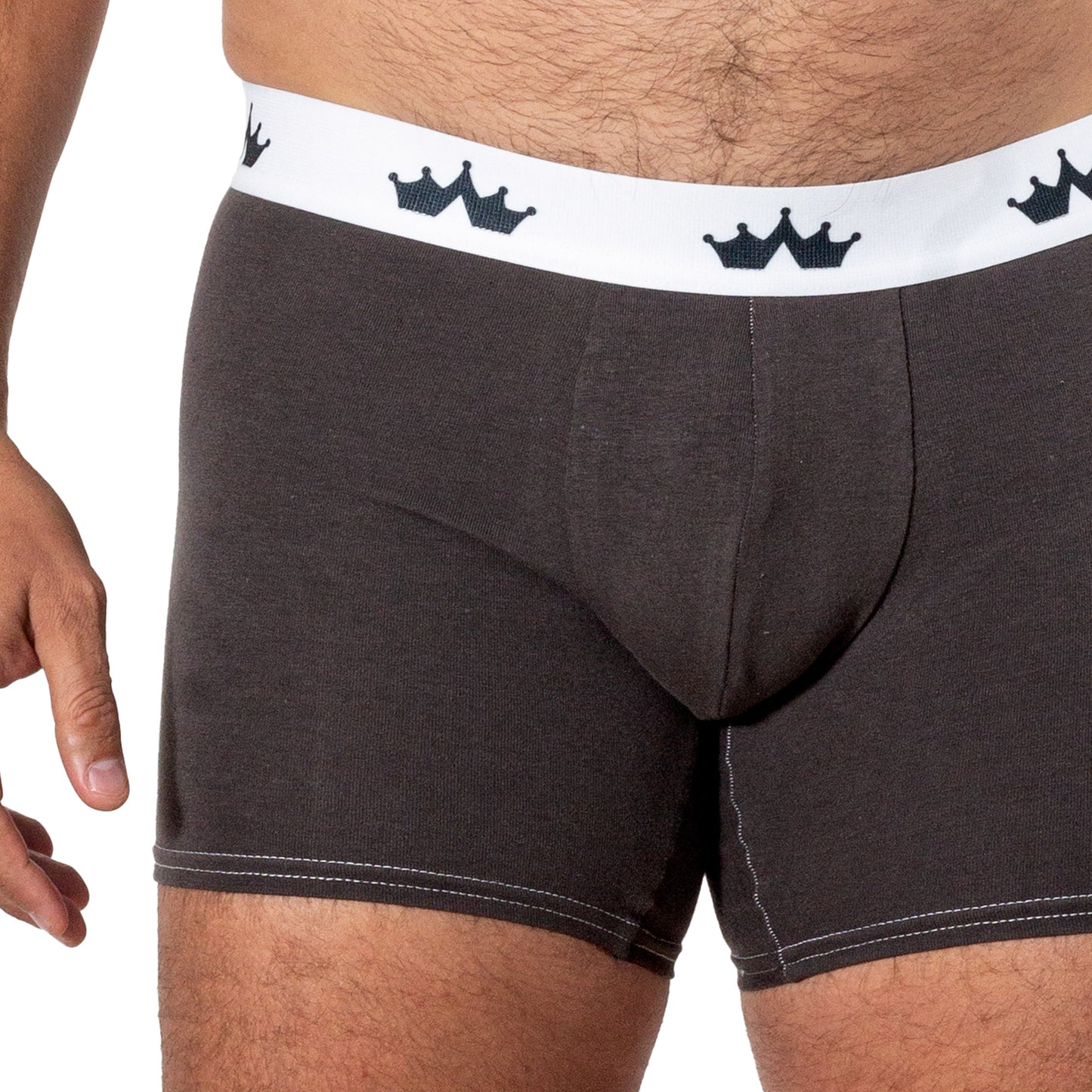 BS0053 Boxer Simple gris oscuro Comfort