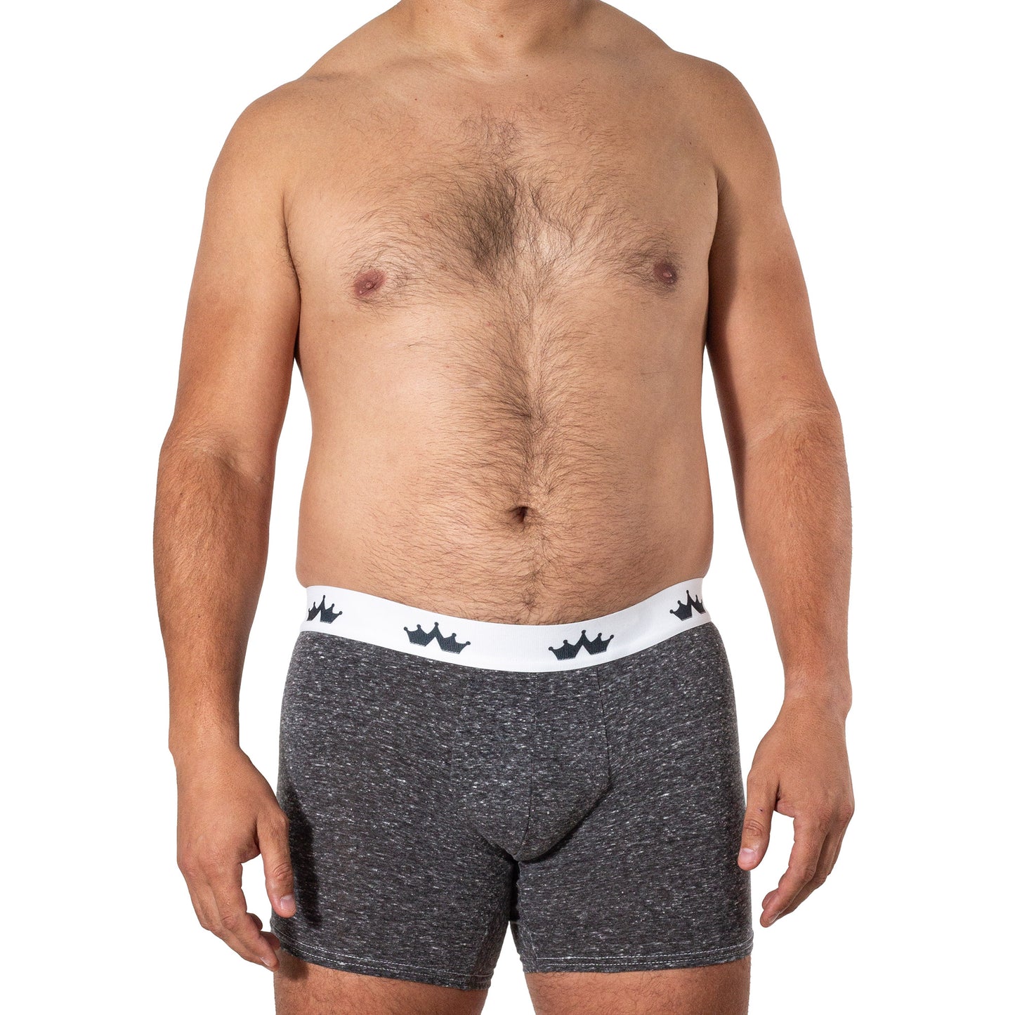 BS0060 Boxer Simple negro jaspe Comfort