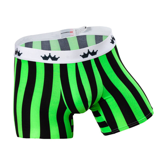 BS0061 Boxer Verde Franjas Negro SkinIt