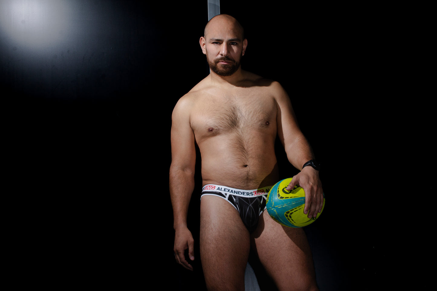 TP0334 Brief Rugby Legion de Cuervos x Alexandersking Negro SkinIt