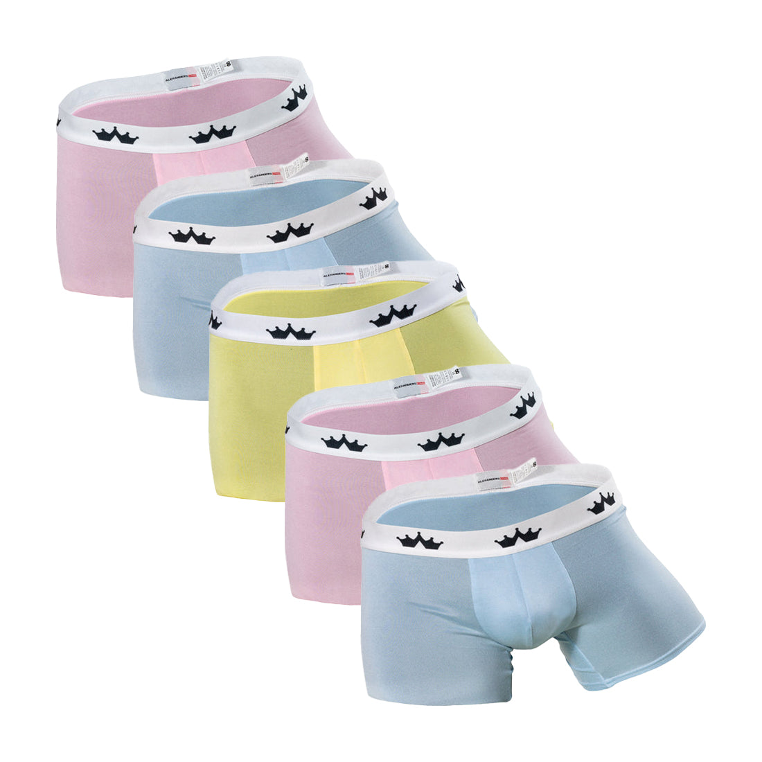 PK0011 Pack boxer pastel paquete de 5 boxer pastel