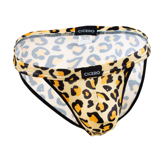 SB0066 Brief Bikini cheeta total skinit