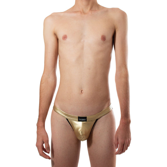 SB0075 Brief Bikini Golden Whisper vinipiel dorado