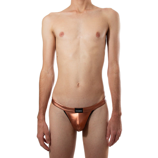 SB0076 Brief Bikini Copper Temptation vinipiel cobre