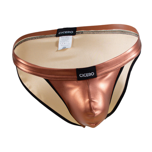 SB0076 Brief Bikini Copper Temptation vinipiel cobre