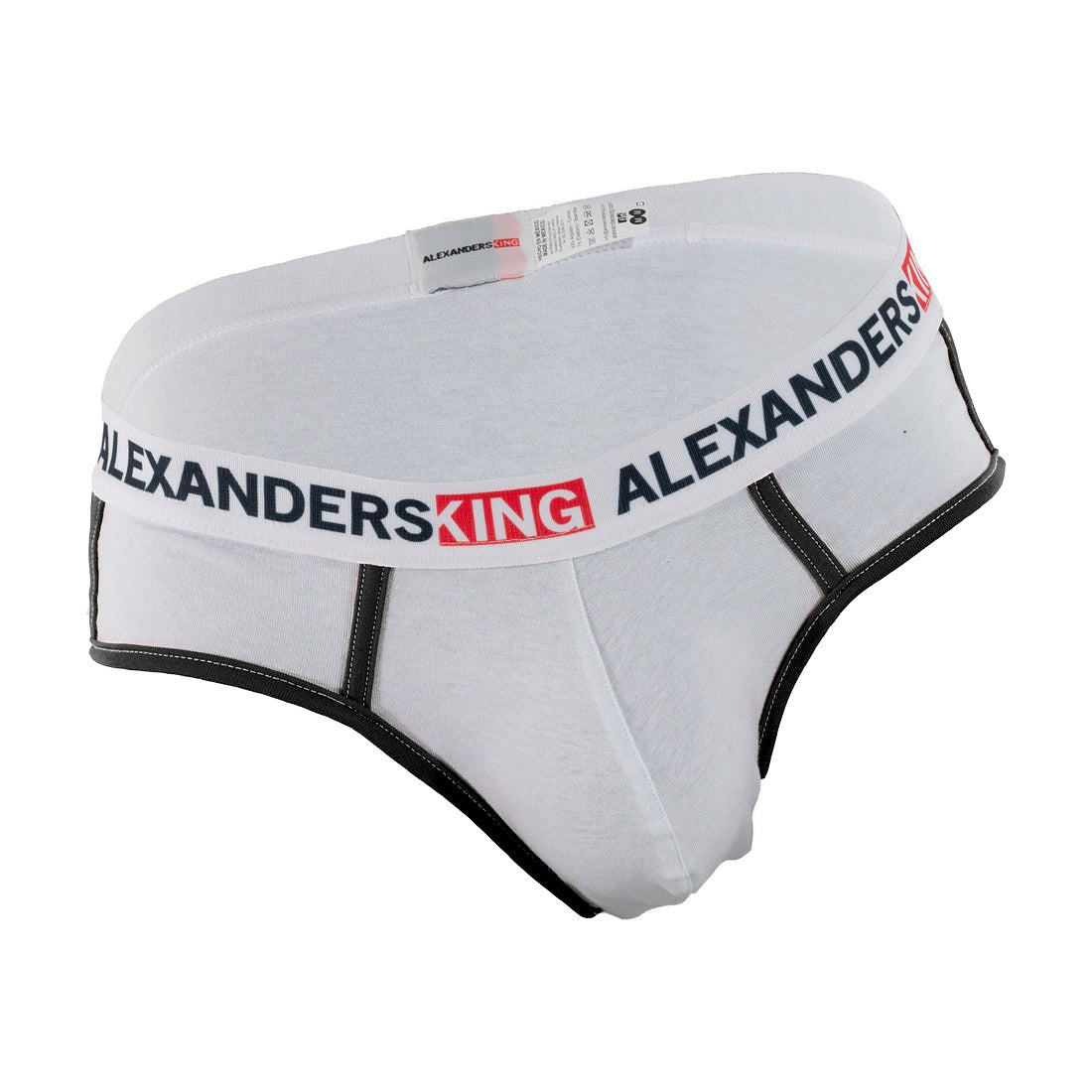 TP0027 Brief White Bias Red Comfort Alexanders King