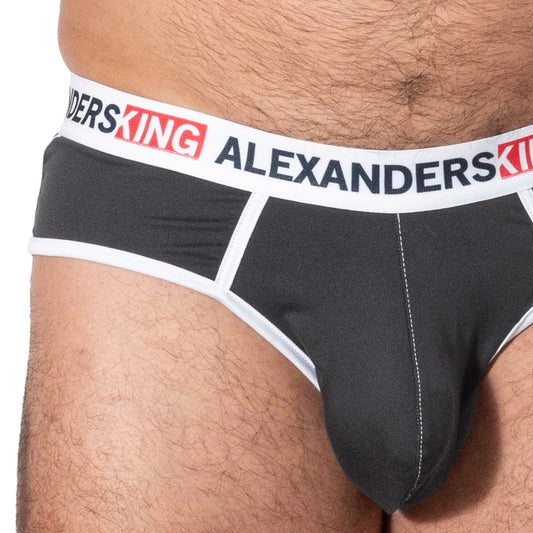 TP0331 Brief Gris Oxford Comfort Alexanders King