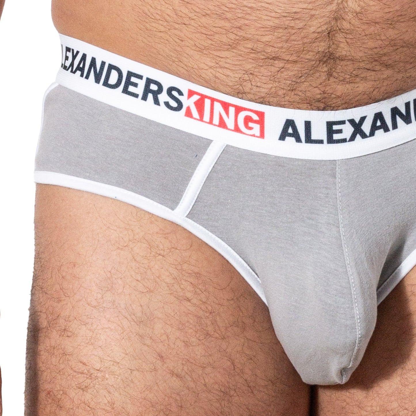 TP0027 Brief White Bias Red Comfort Alexanders King