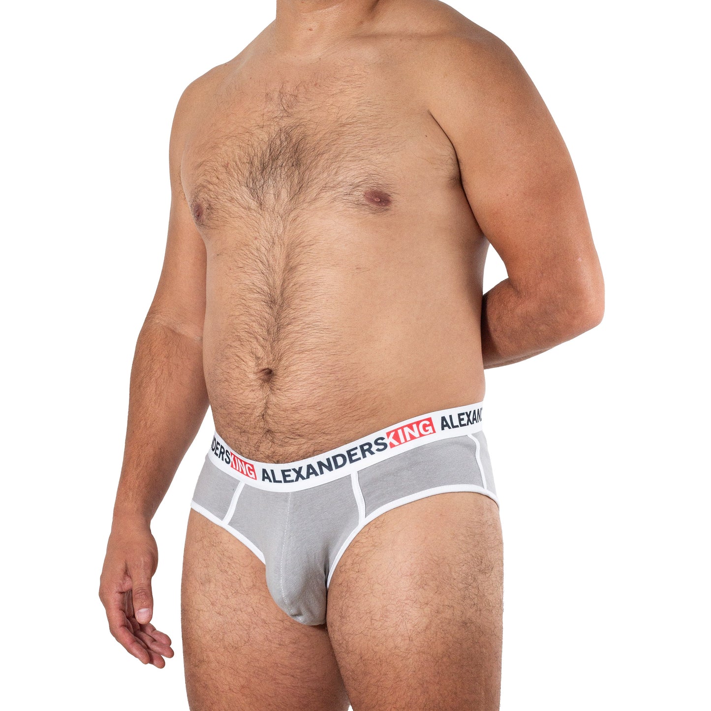 TP0027 Brief White Bias Red Comfort Alexanders King