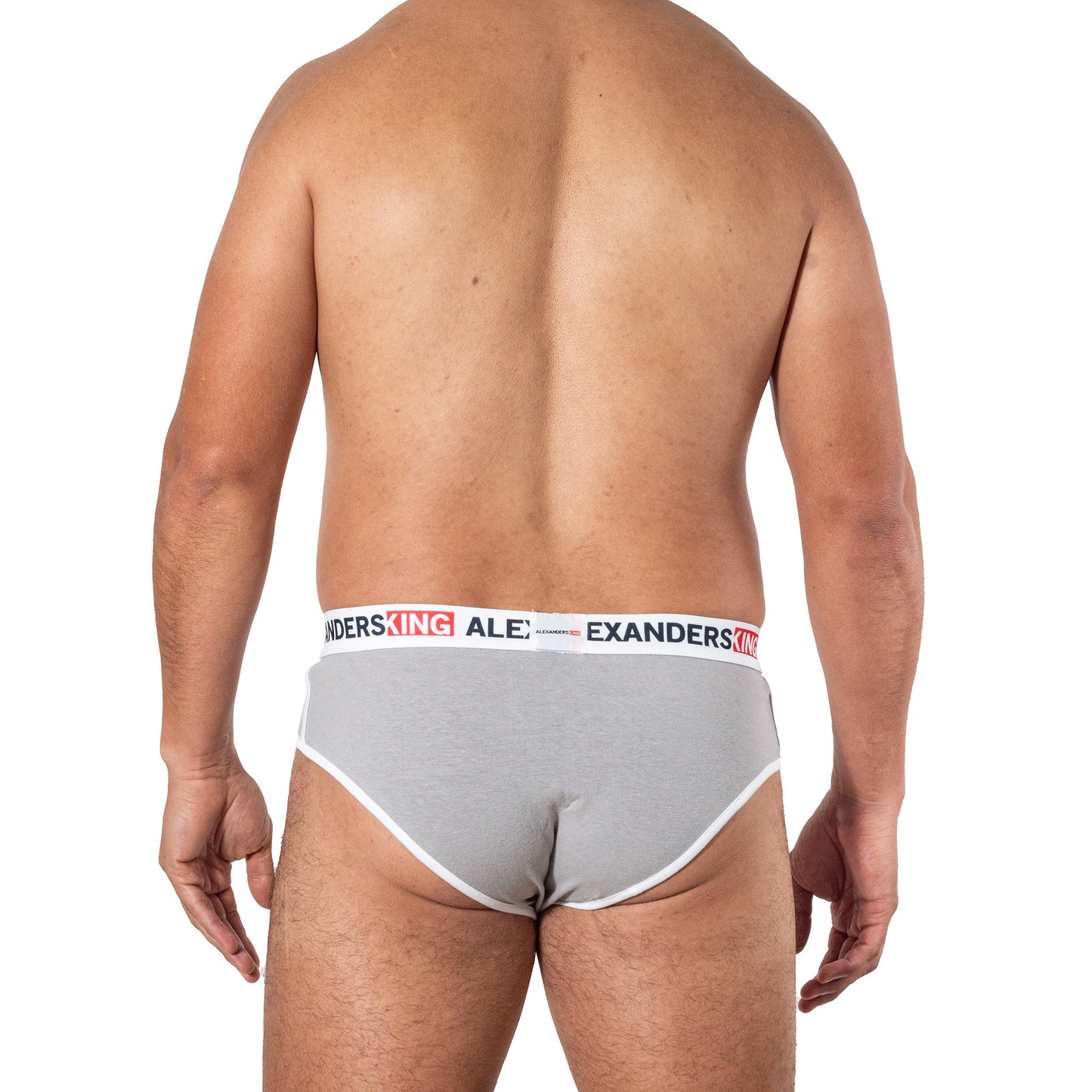 TP0027 Brief White Bias Red Comfort Alexanders King