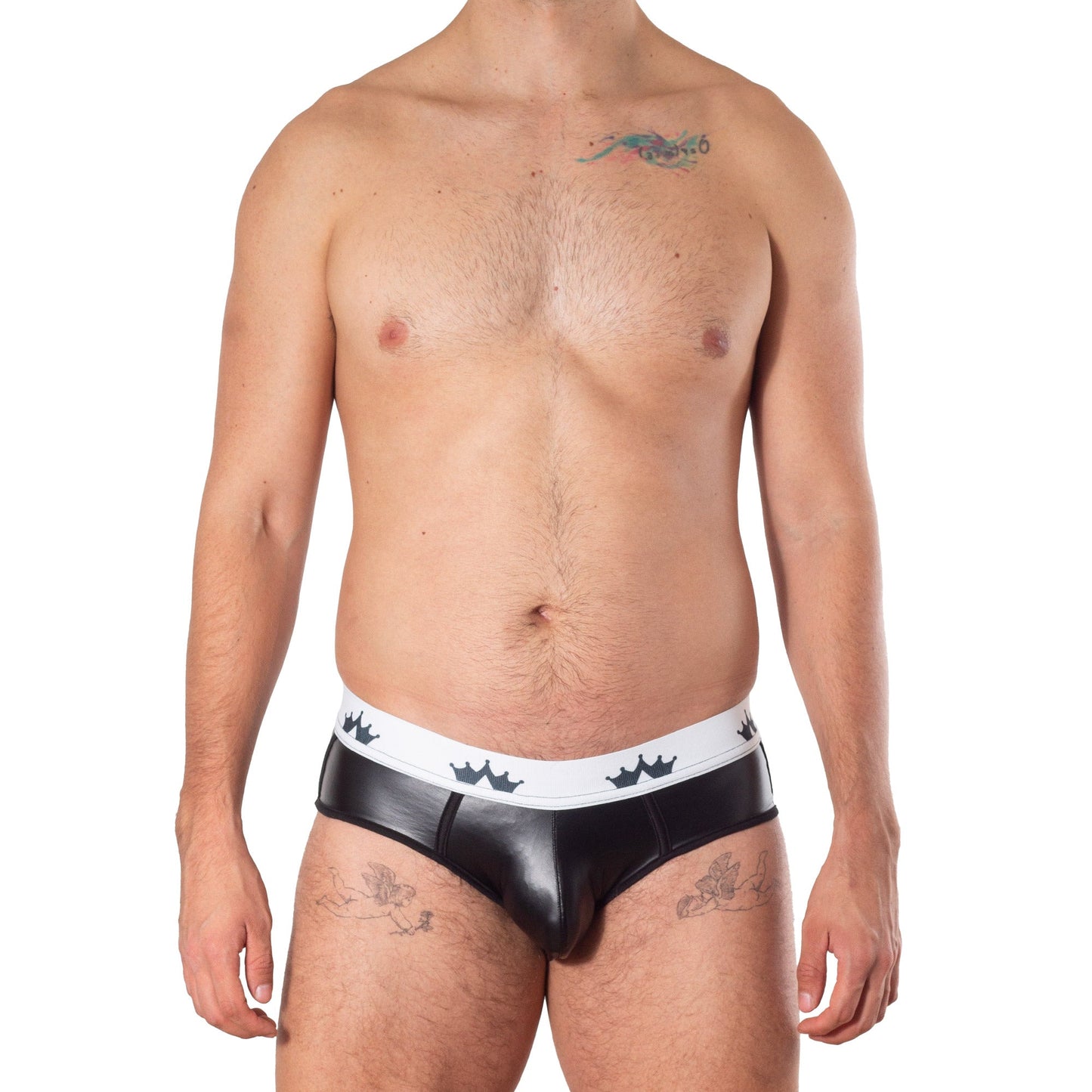 TP0361 Brief negro (vinipiel negro total)