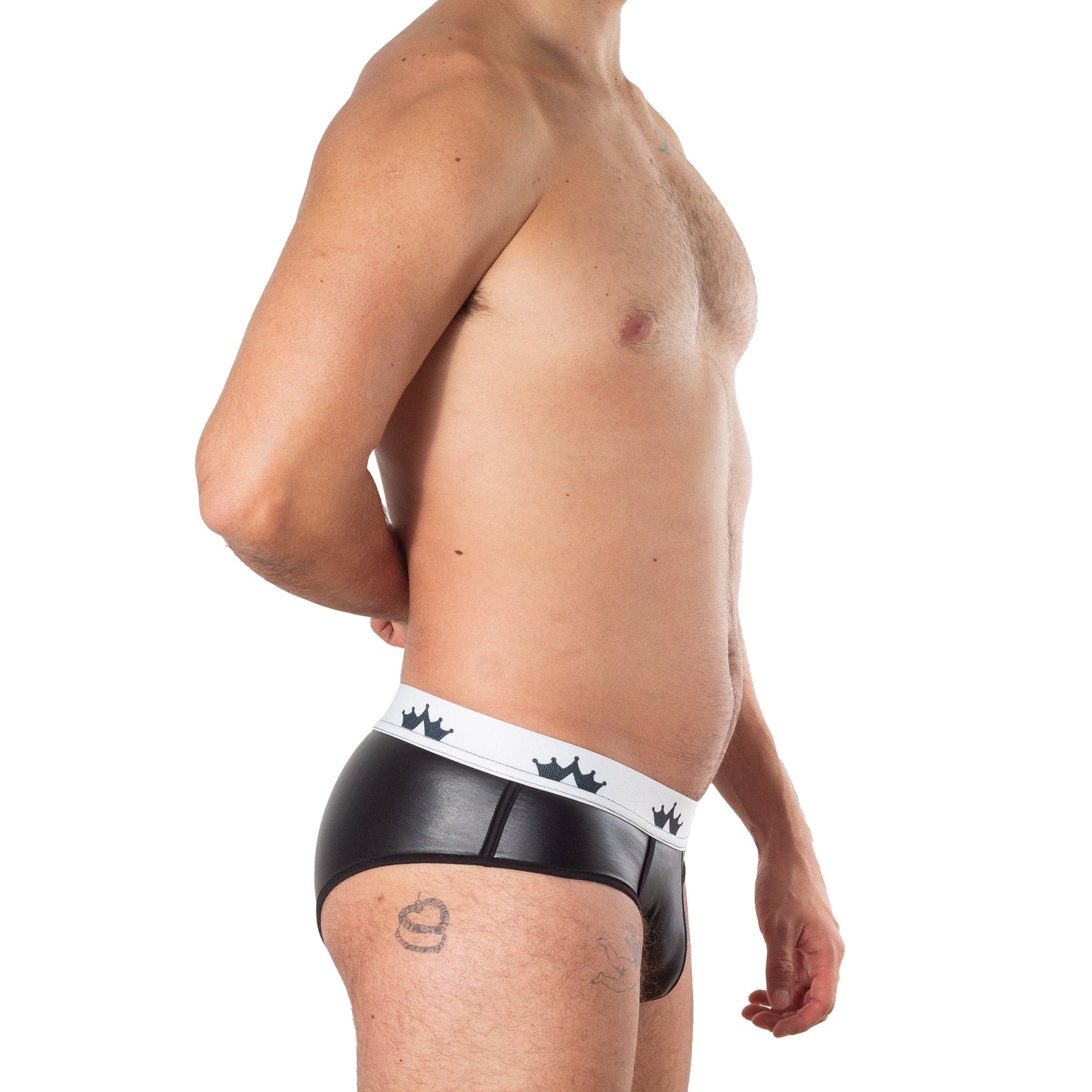 TP0361 Brief negro (vinipiel negro total)