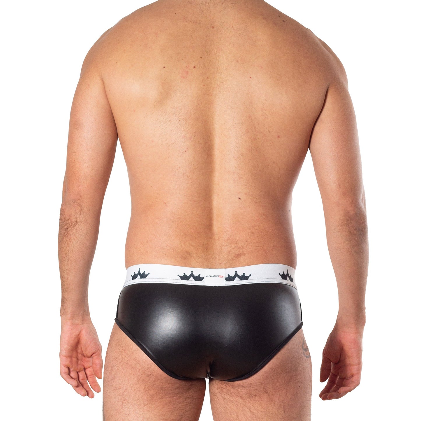 TP0361 Brief negro (vinipiel negro total)