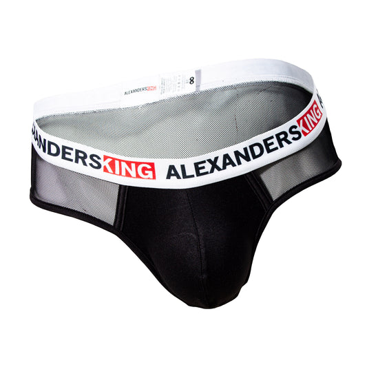 TP0389 Brief Oscuridad mesh negro concha negra skinit alexanders king