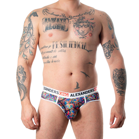 TP0398 brief estampado de Piñata alexanders king