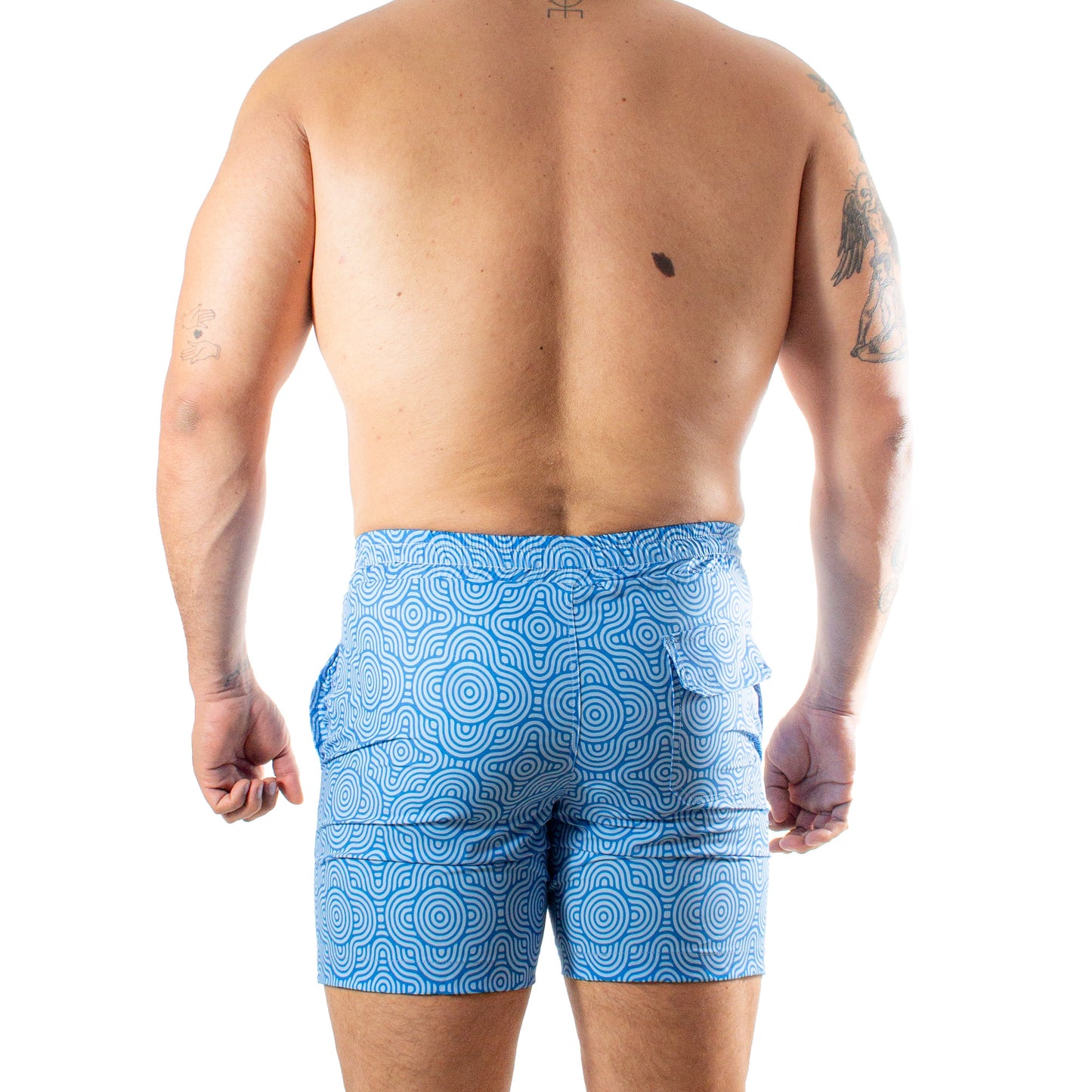 TS0015 Short Twist Deep Whater Ondas Azules