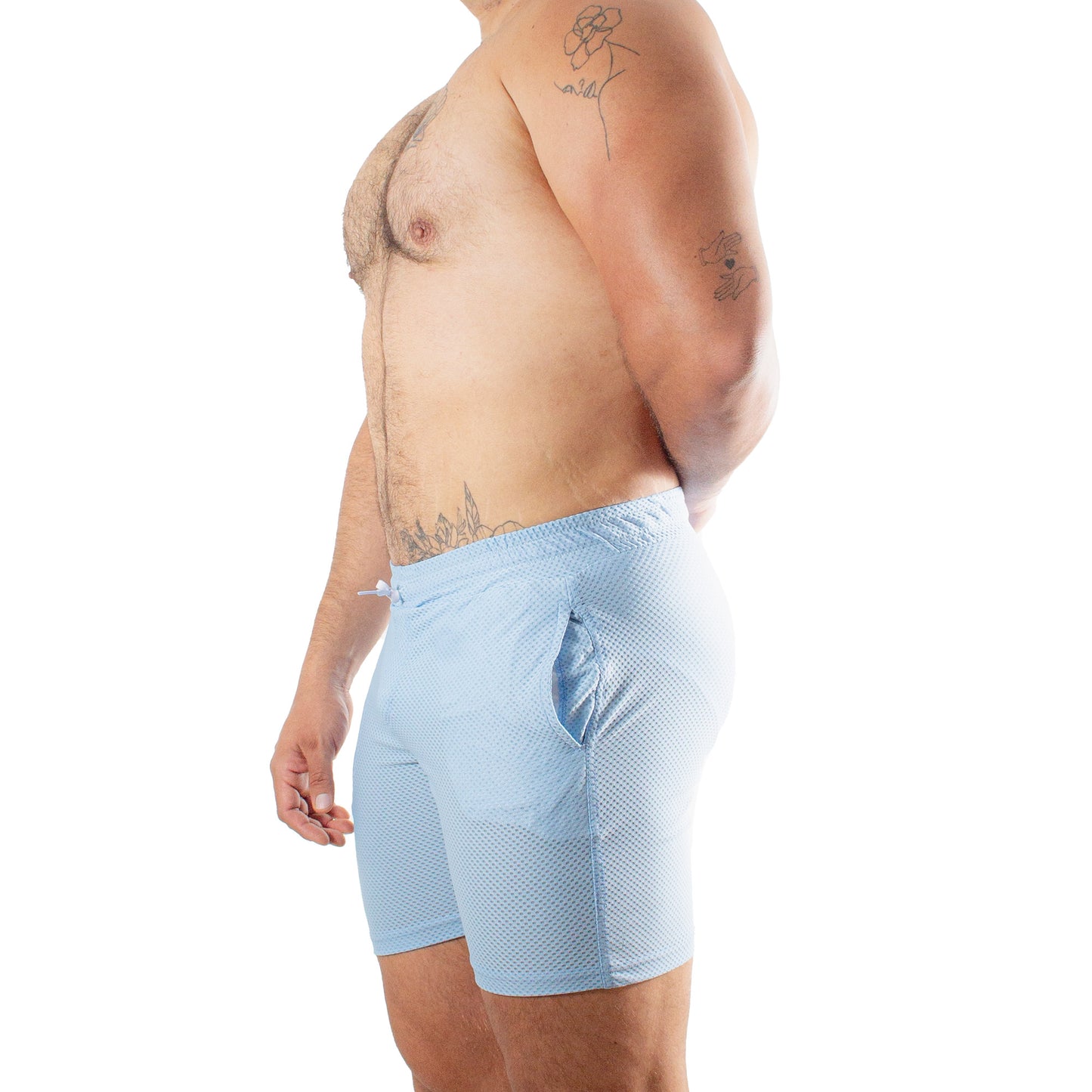 TS0016 Short Twist Azul Hielo Unwet