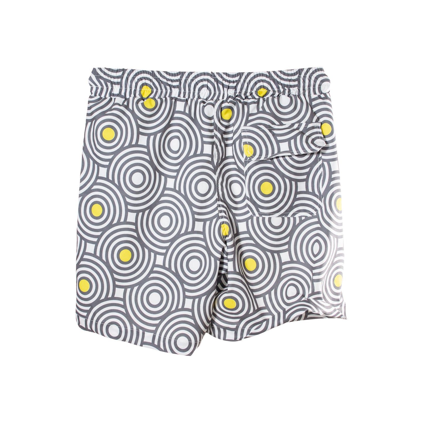 TS0020 Short Twist City Lights Circulos Grises y Amarillos