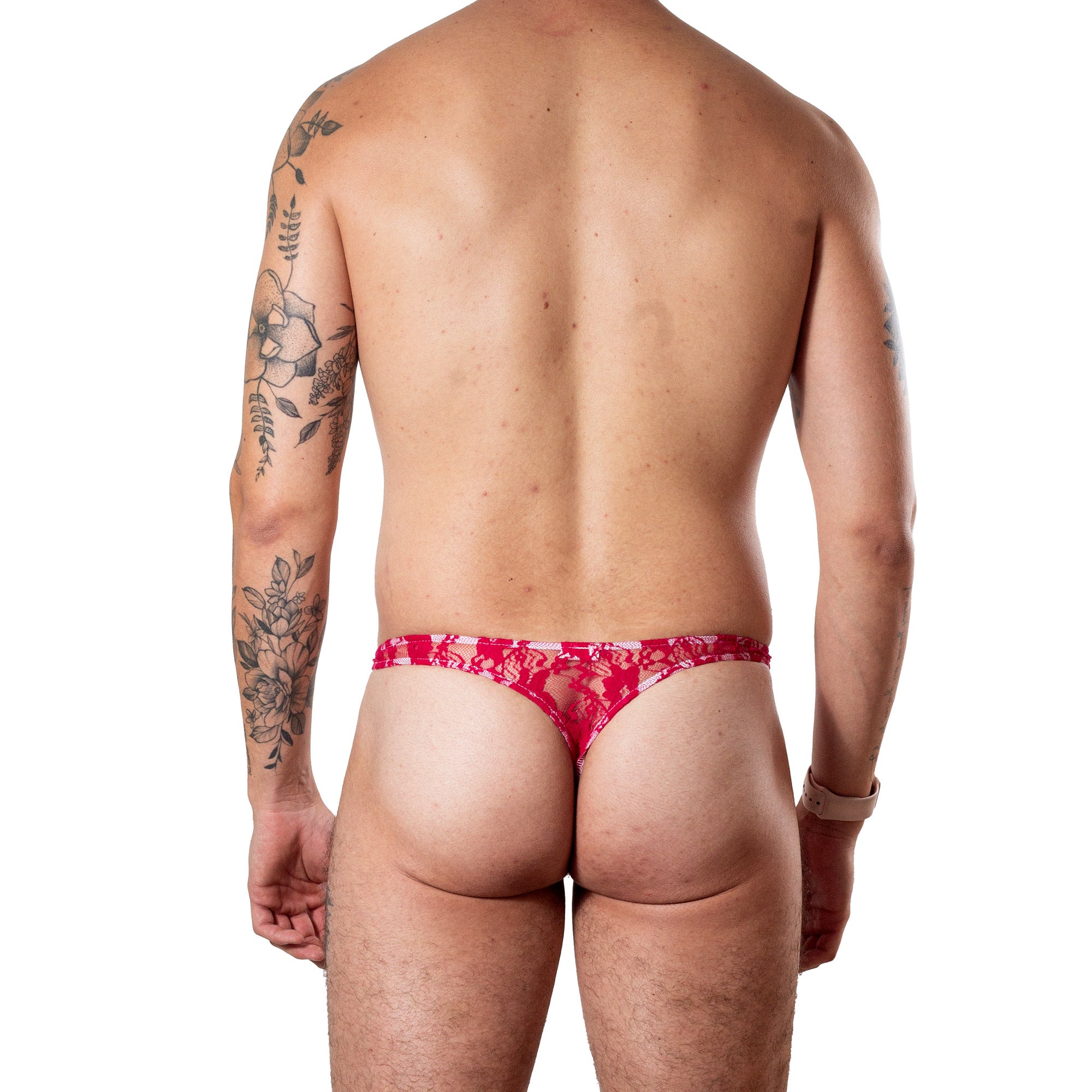 TX0002 Tanga encaje rojo AlexandersKing Underwear