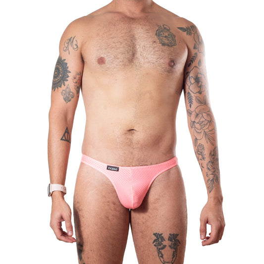 TX0011 Tanga rosa neon unwet