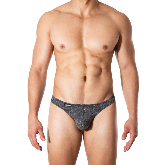 TX0017 Tanga negro jaspe comfort