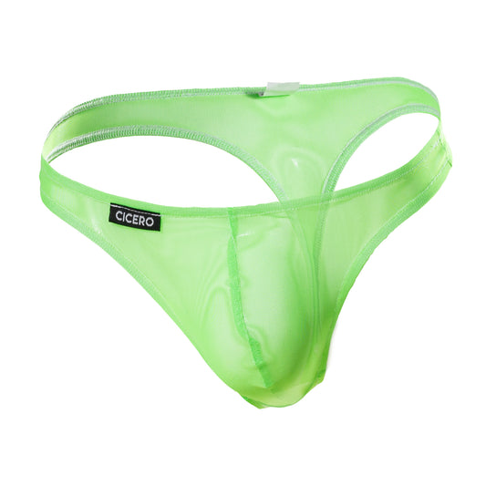 TX0033 Tanga verde neon mesh