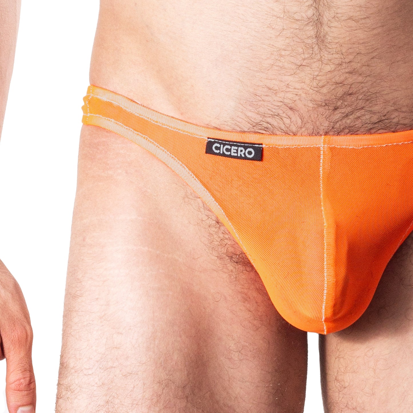 TX0035 Tanga naranja mesh