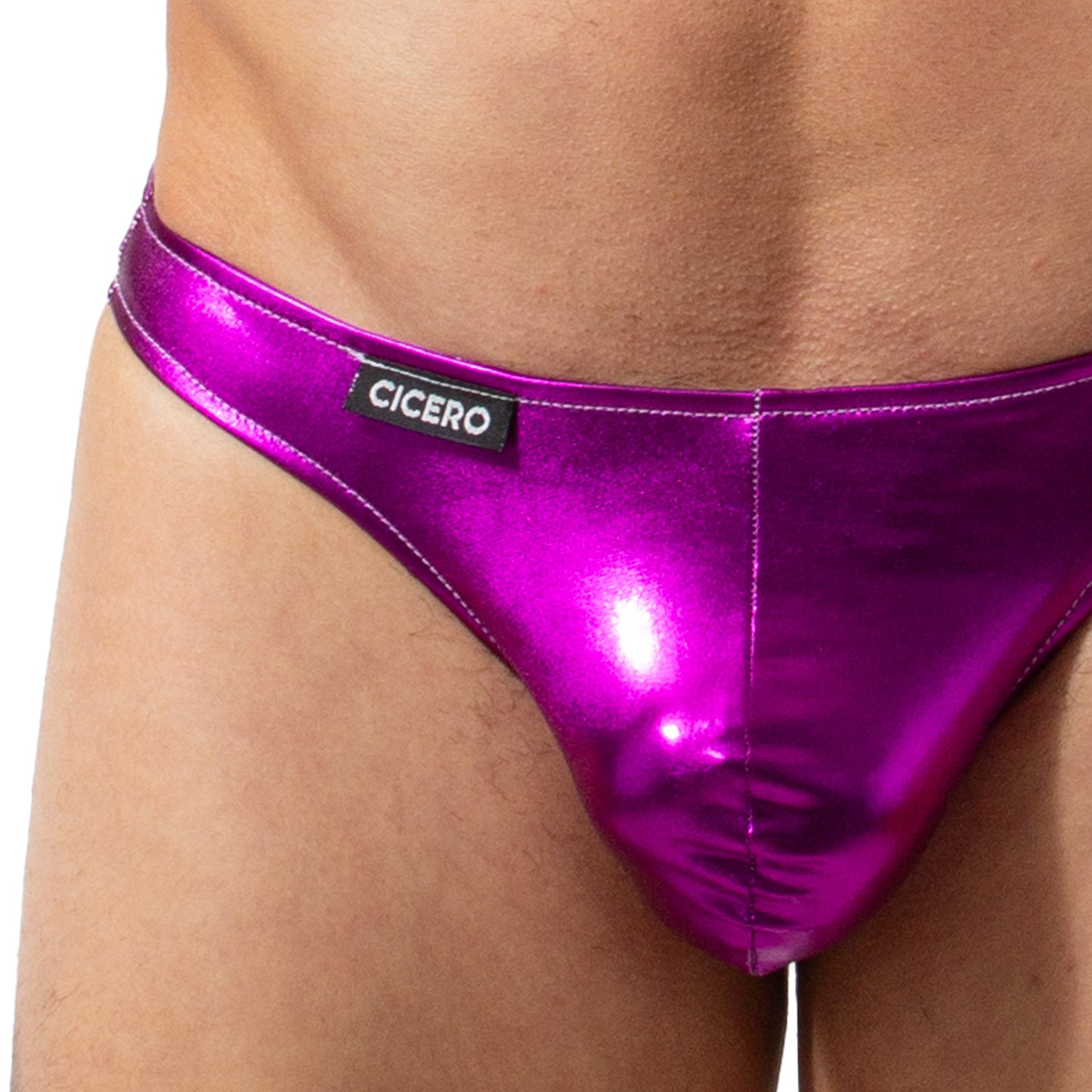 TX0045 Tanga fuscia metalizado