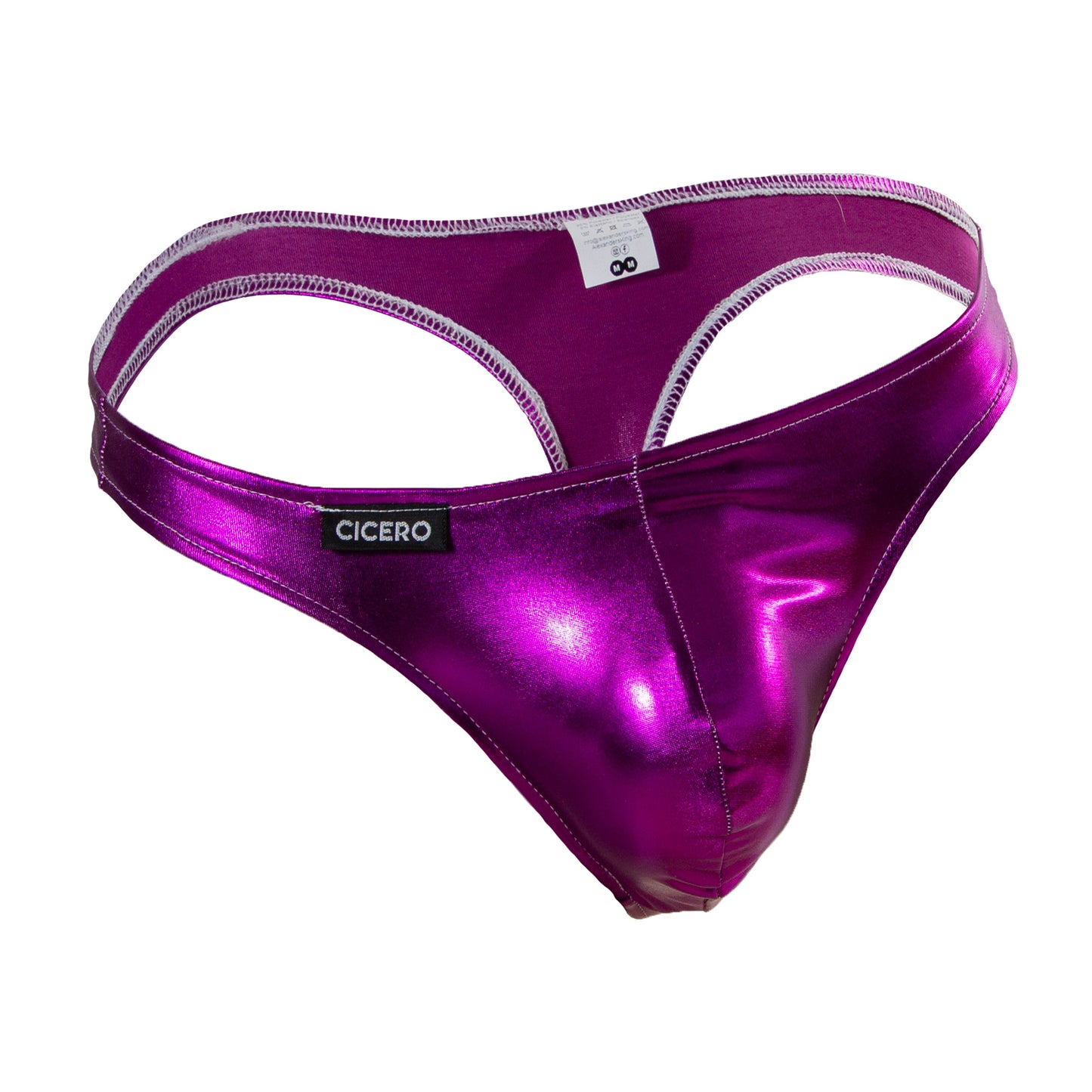 TX0045 Tanga fuscia metalizado