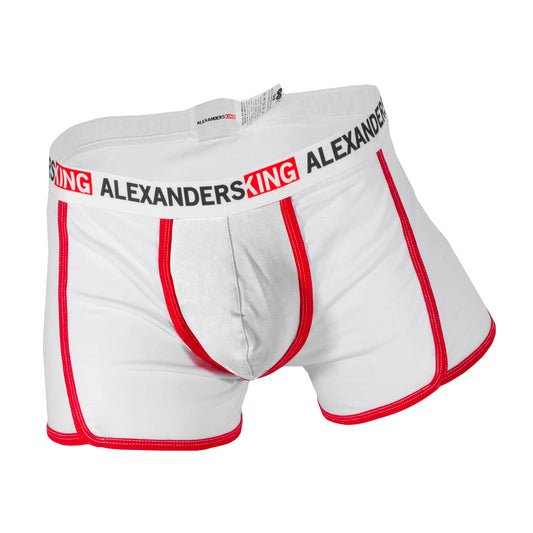 BP0003 Boxer Blanco con Rojo Comfort