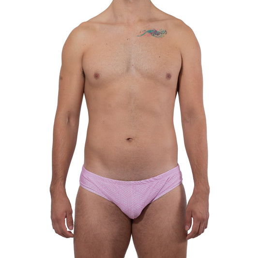 AC0010 Coloradas Traje de Baño Brief Rosa