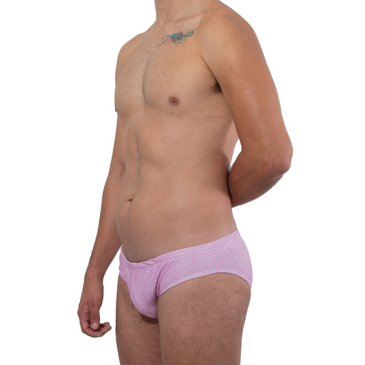 AC0010 Coloradas Traje de Baño Brief Rosa