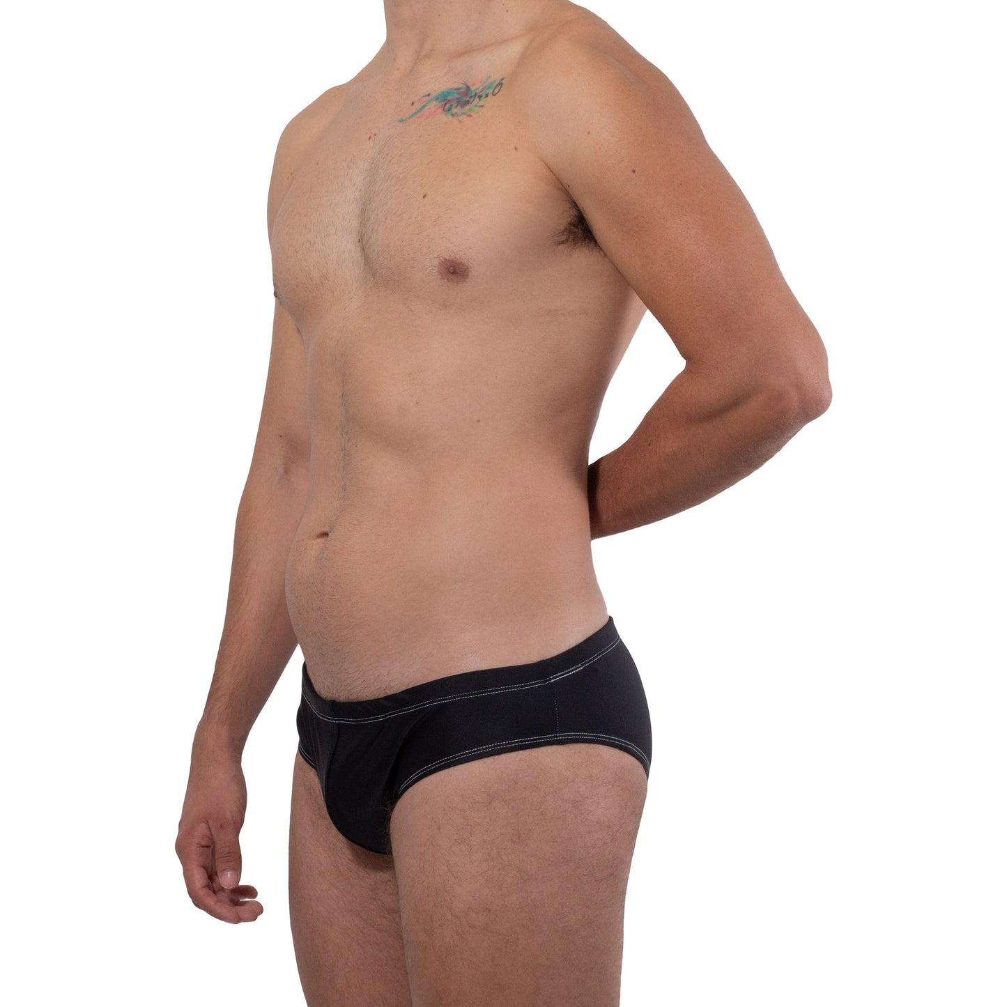 AC0016 Traje de Baño Brief Negro