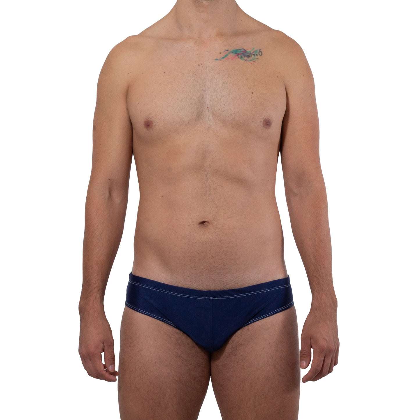 AC0017 Traje de Baño Brief Azul Marino