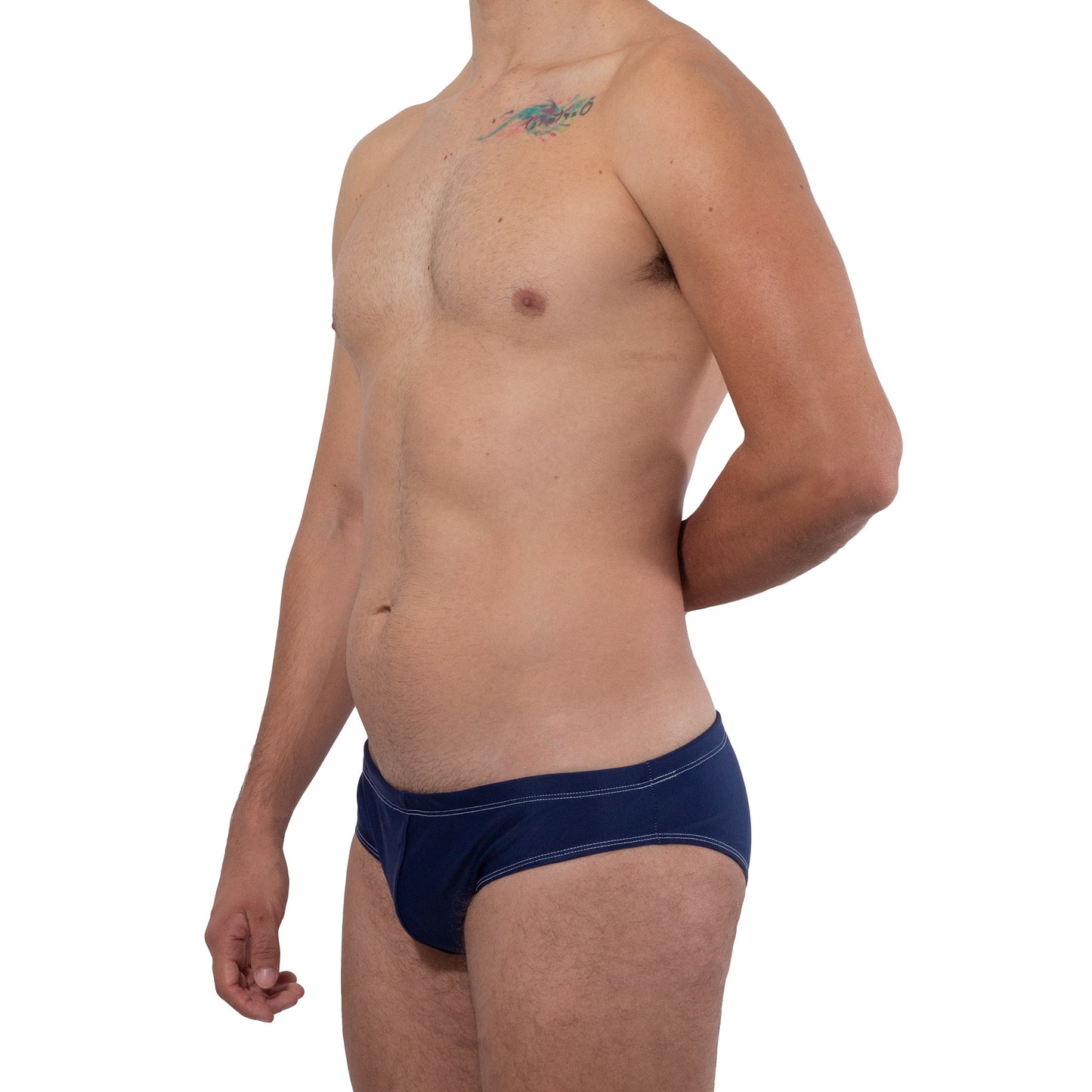 AC0017 Traje de Baño Brief Azul Marino