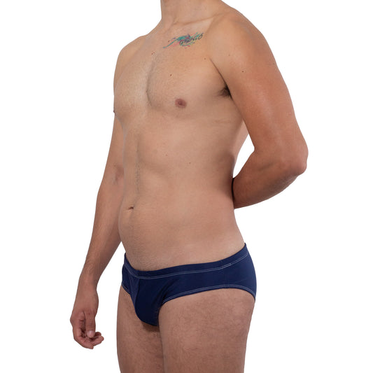 AC0017 Traje de Baño Brief Azul Marino