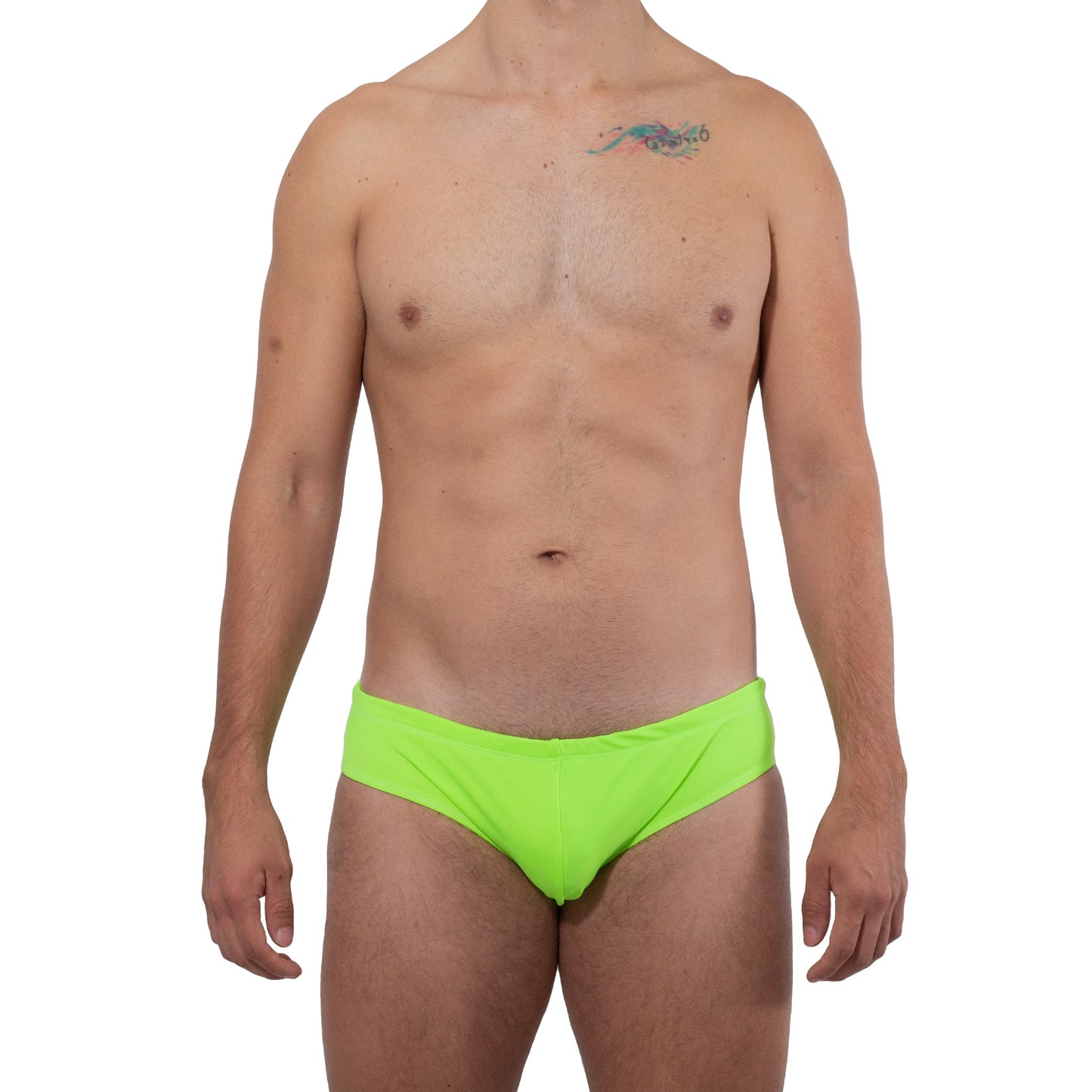 AC0019 Traje de Baño Brief Verde Neon