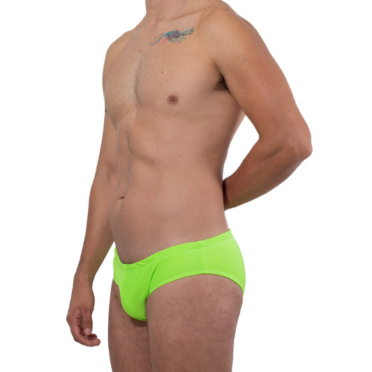 AC0019 Traje de Baño Brief Verde Neon