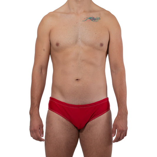 AC0021 Traje de Baño Brief Brief Rojo