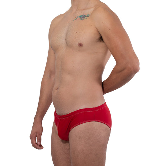 AC0021 Traje de Baño Brief Brief Rojo