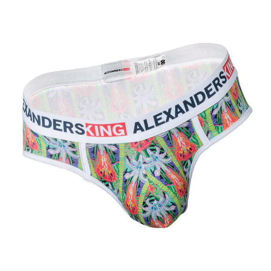 TP0303 Brief Ahau Loltun figuras de flores sublimado skinit