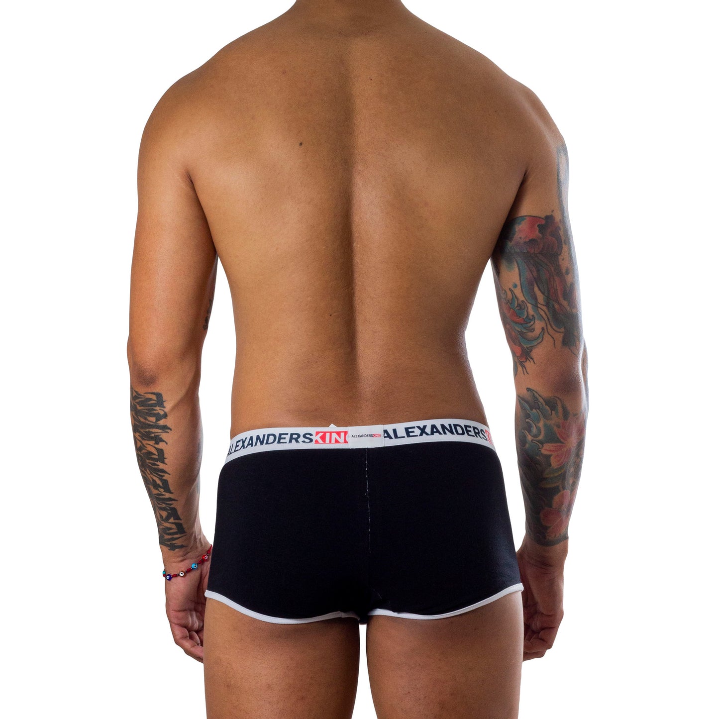 BB0005 Boxer Belfast blanco con negro Maximo Acento