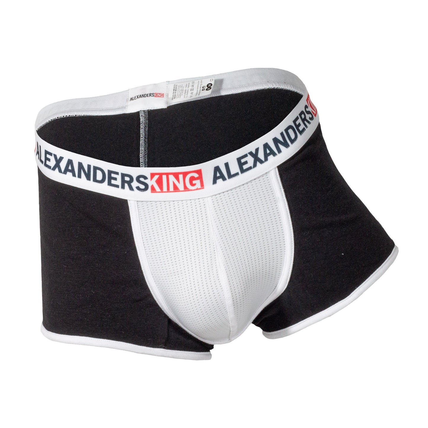 BB0005 Boxer Belfast blanco con negro Maximo Acento