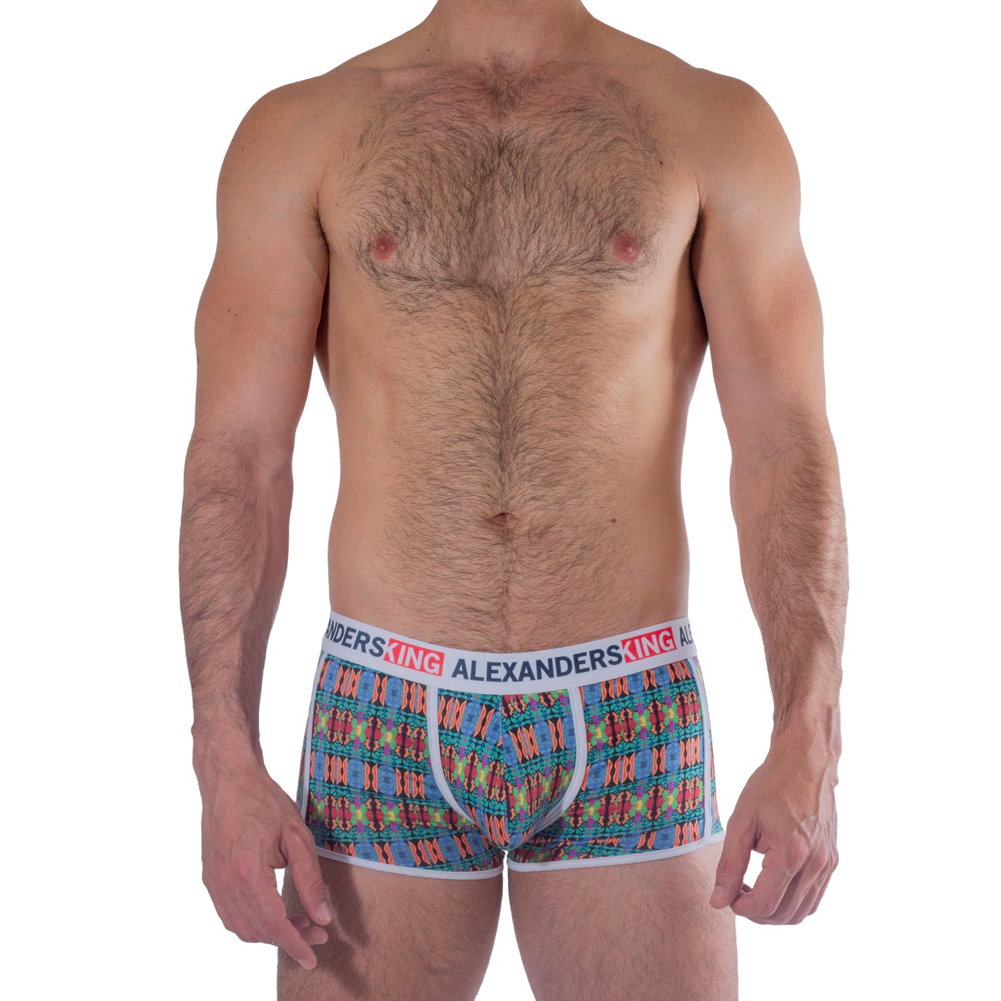 BP0026 Boxer Ahau Celestun Figure Prints Neon Sublimated Skinit