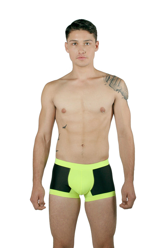 CA0005 - Traje de Ba̱o Short Negro/NeÌ?n - AlexandersKing Underwear