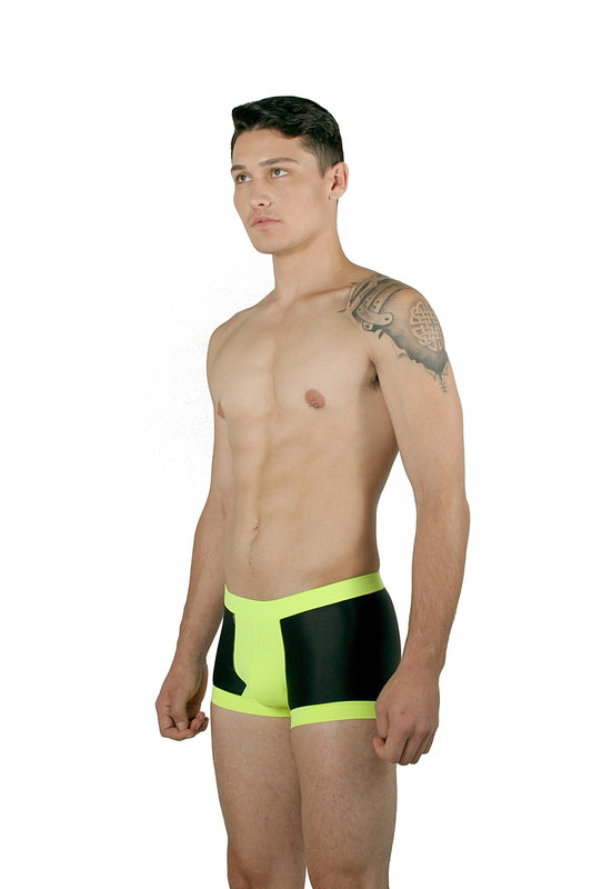 CA0005 - Traje de Ba̱o Short Negro/NeÌ?n - AlexandersKing Underwear