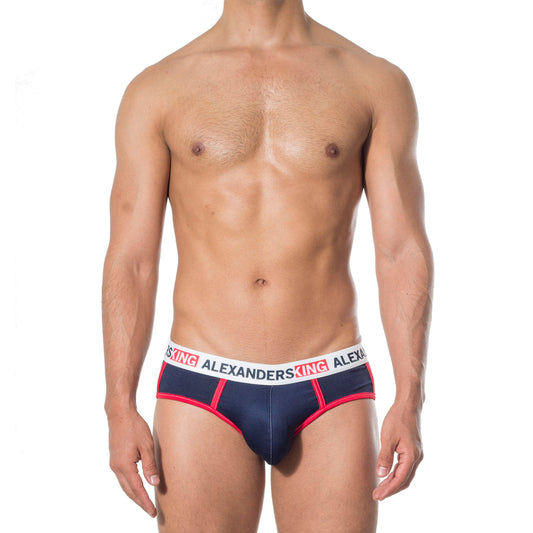 TP0231 Brief Azul Marino skinit Bies Rojo