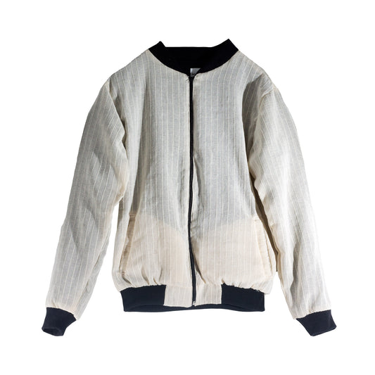 BJ0015 Bomber Jacket Ahau Sisal en manta