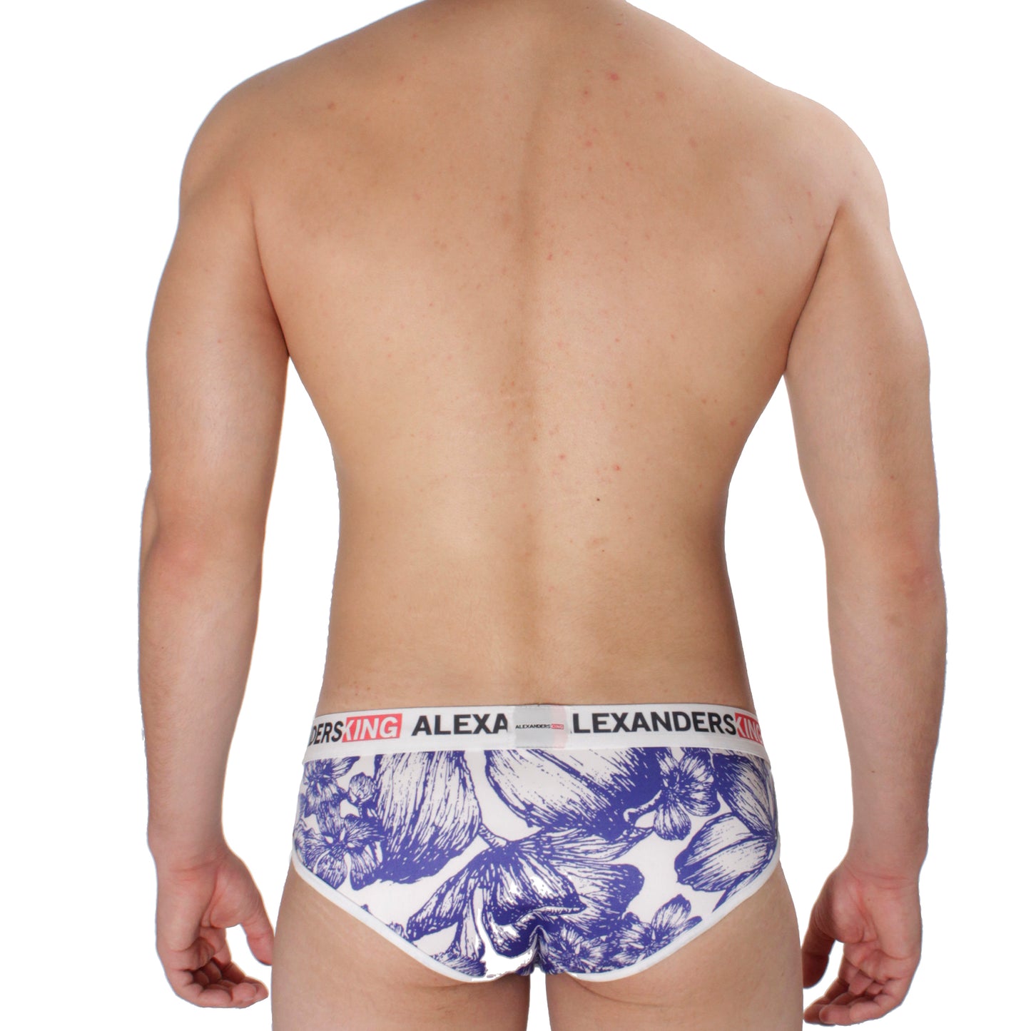 TP0092 Brief Ceramica Blue with White Skinit Alexanders King